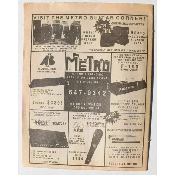 RARE Vtg Sept - Nov 1992 Headliners Heavy Metal Newspaper - Sister Morphine - Picture 3 of 3